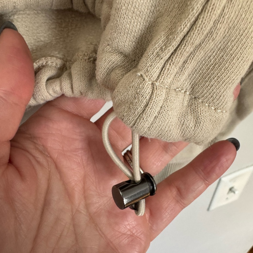 Abercrombie & Fitch Beige Quarter-Zip Sweatshirt - Picture 5 of 5
